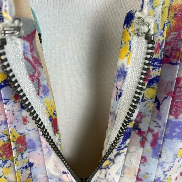 Plenty by Tracy Reese Evanthe Pleated Floral Dress Size 6 - Picture 10 of 11